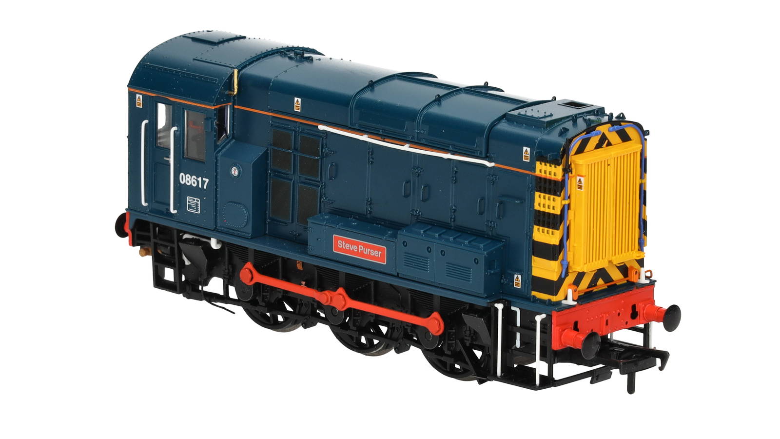 Class 08 08617 'Steve Purser' BR Blue