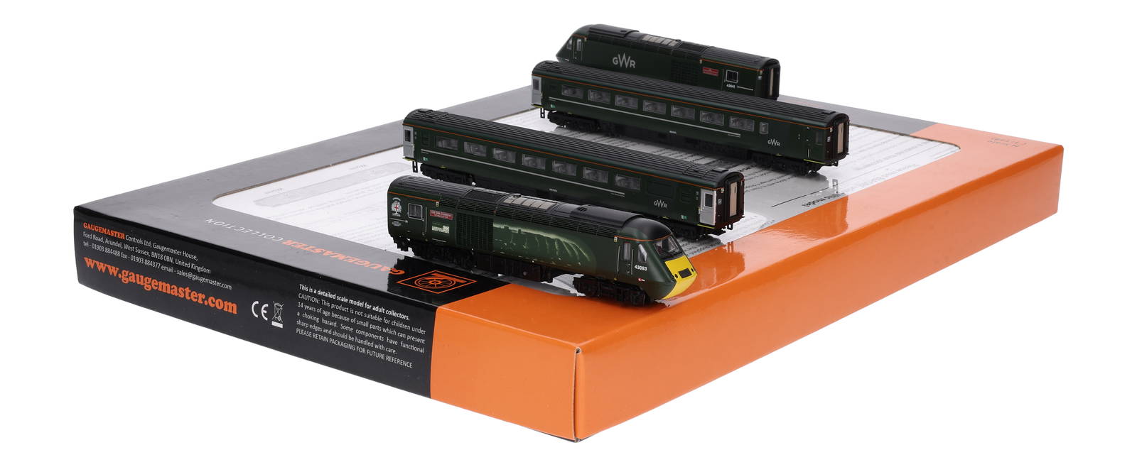 鉄道模型 GAUGEMASTER CLASS43 HST GWR Castl Set GM2210301 Gaugemaster N Gauge Class 43 HST 43041/093 GWR