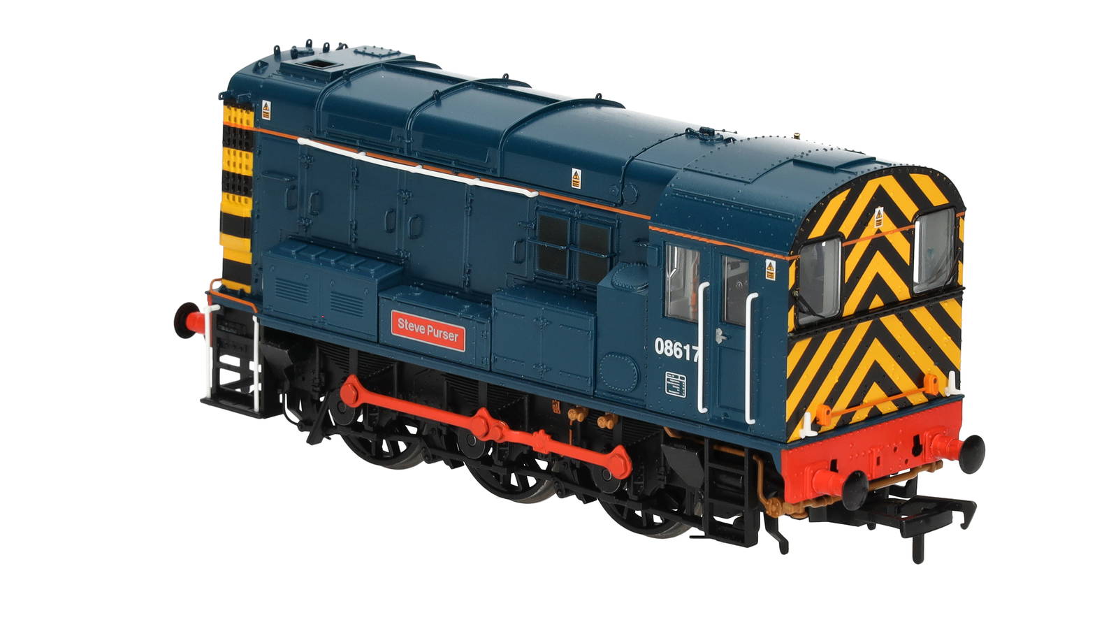 Class 08 08617 'Steve Purser' BR Blue