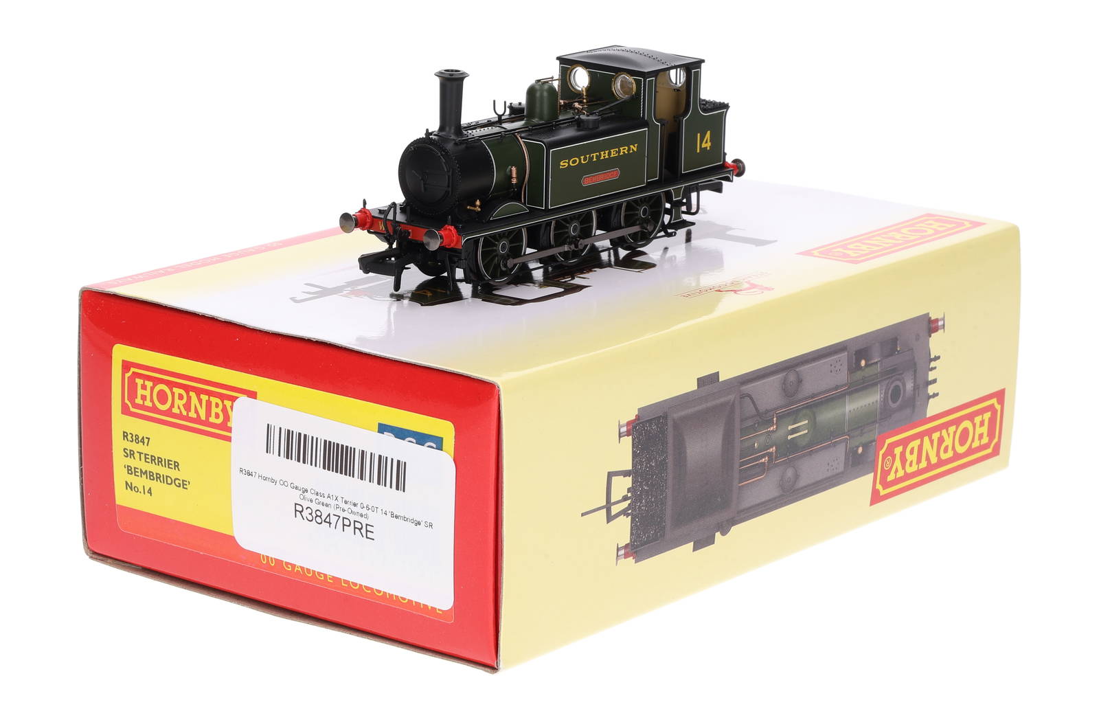 R3847 Hornby OO Gauge Class A1X Terrier 0-6-0T 14 'Bembridge