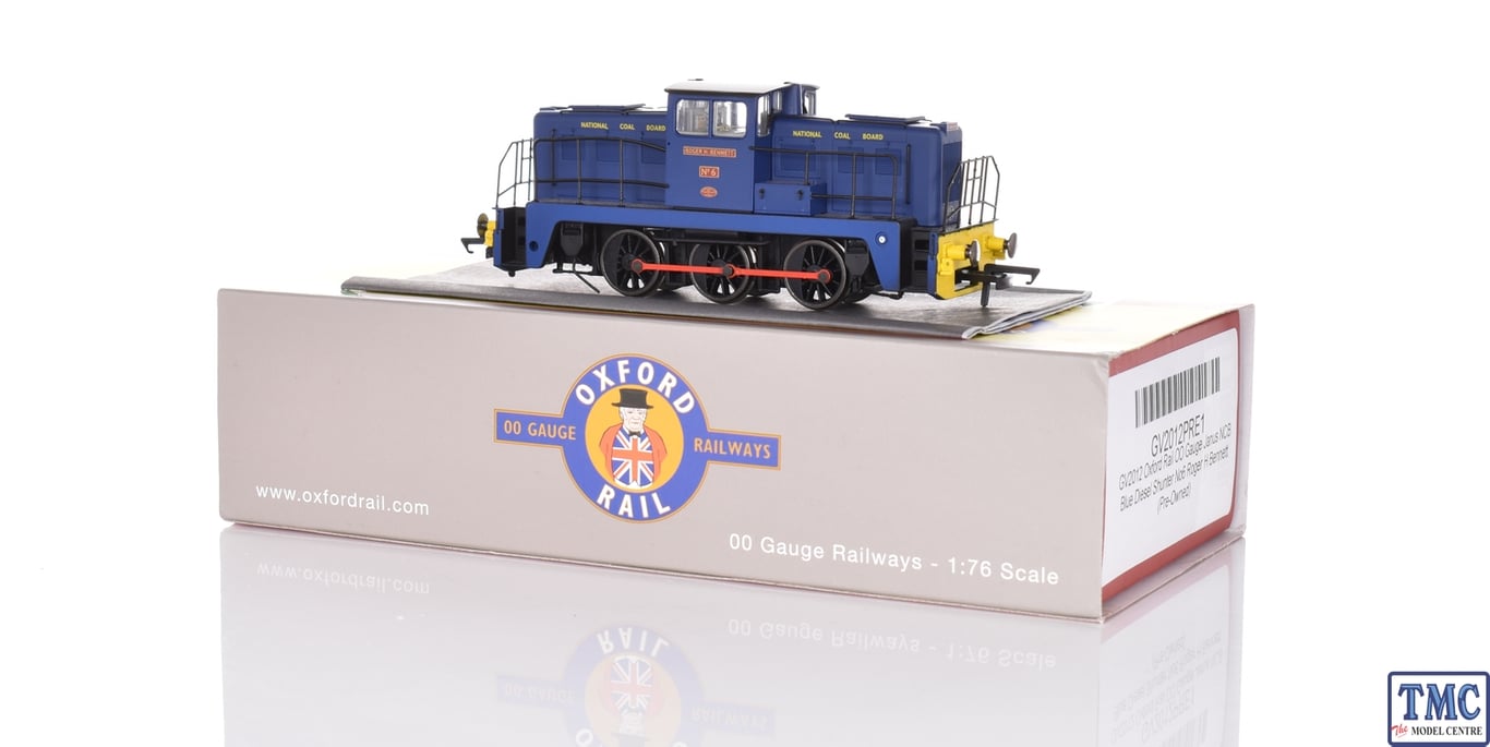 GV2012 Oxford Rail OO Gauge Janus NCB Blue Diesel Shunter