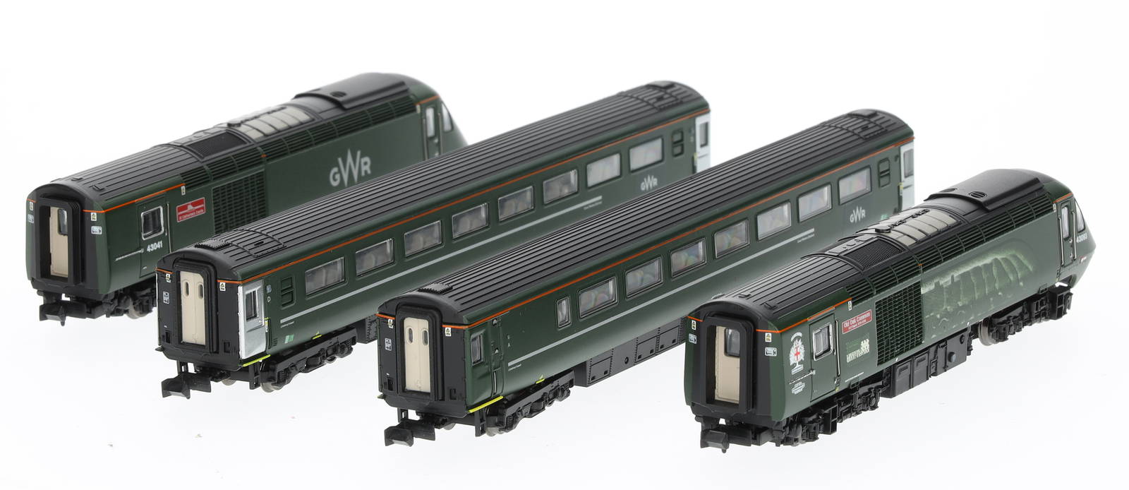 鉄道模型 GAUGEMASTER CLASS43 HST GWR Castl Set GM2210301 Gaugemaster N Gauge Class 43 HST 43041/093 GWR