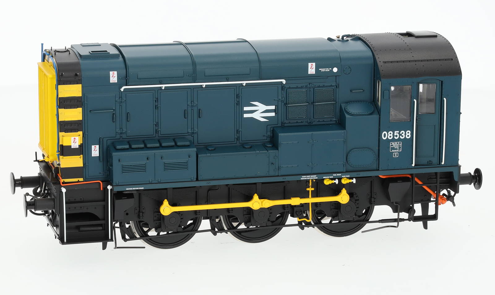 7D-008-020 Dapol O Gauge Class 08 BR Blue Wasp Stripes