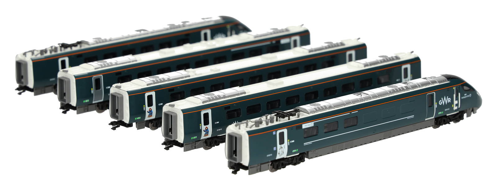 鉄道模型 KATO 10-1673 Class800/0 GWR Paddington Amazon.com: Kato Class 800 010 Paddington Bear GWR 5 Car