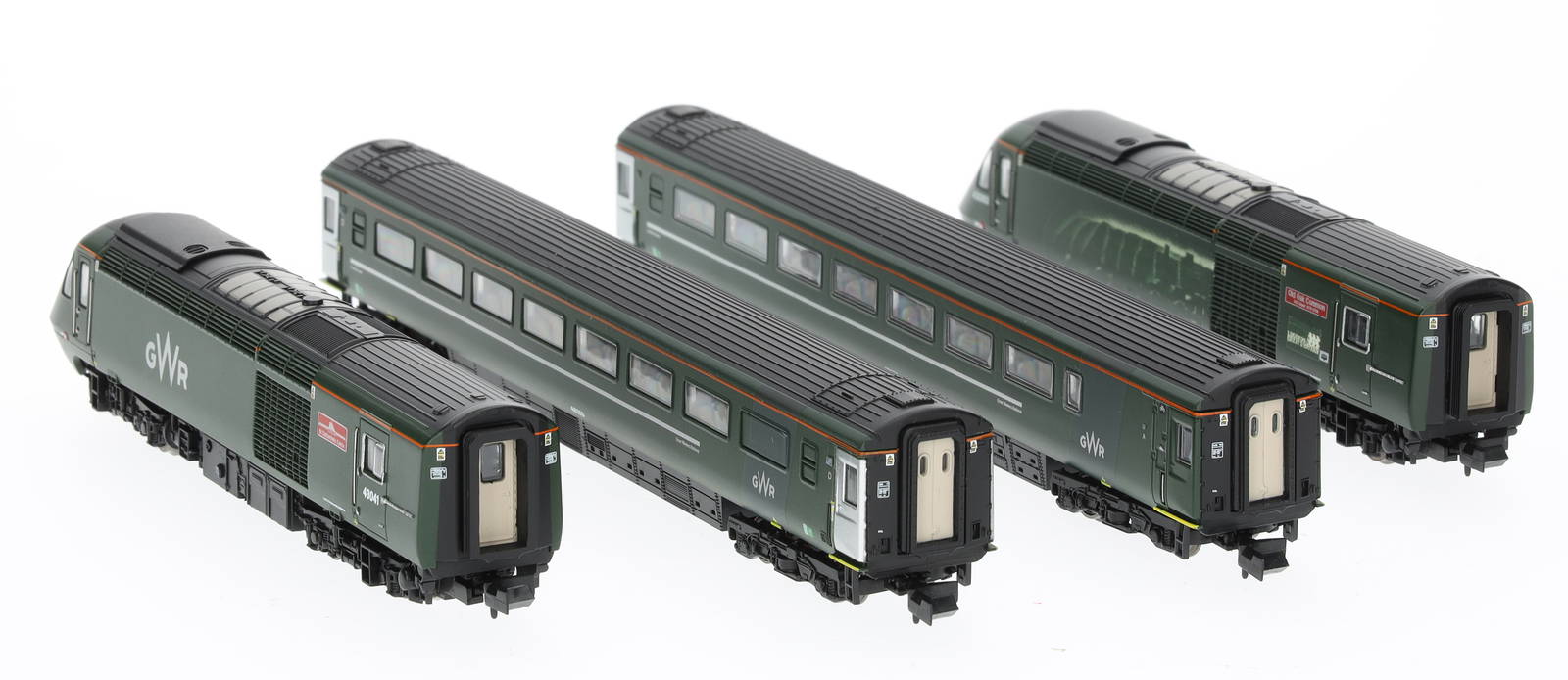 鉄道模型 GAUGEMASTER CLASS43 HST GWR Castl Set GM2210301 - CLASS 43 HST 43041/093 GWR CASTLE SET